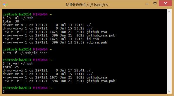 Создать ssh keys windows