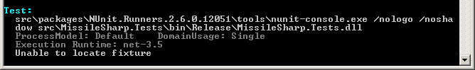 NUnit Console